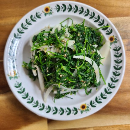 세발나물명란무침-만들기