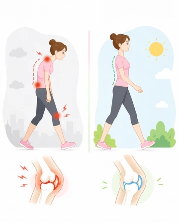 자세 습관에 따른 관절 부담 변화6