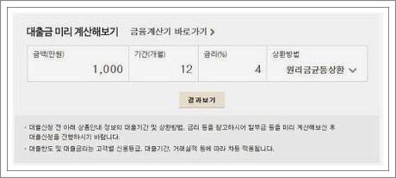 국민은행 자동차대출