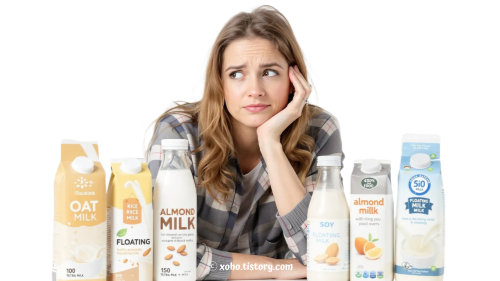 다양한 우유 대체 식품의 종류와 특징