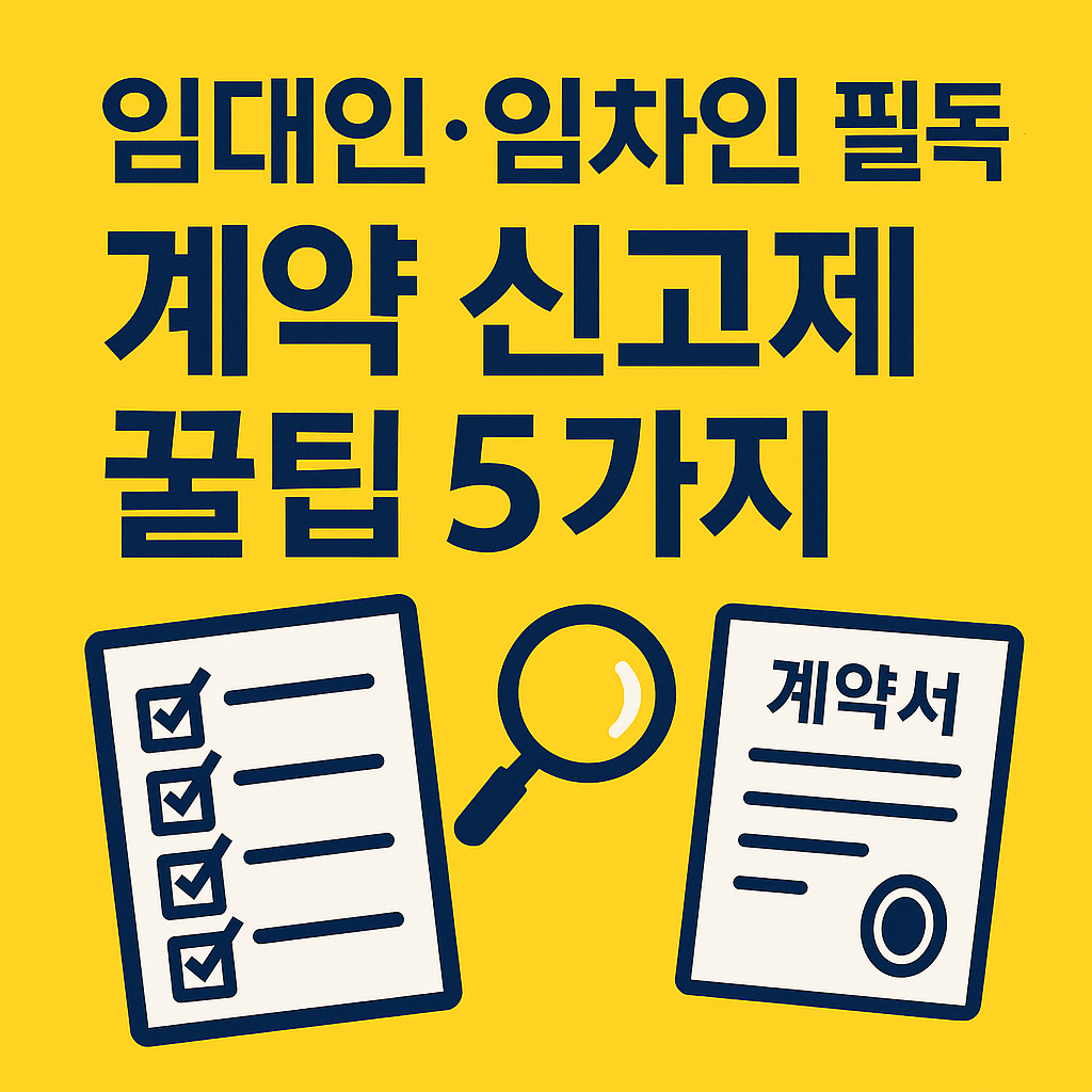 주택임대차계약신고제