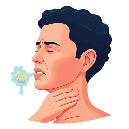 자주 발생하는 헛기침