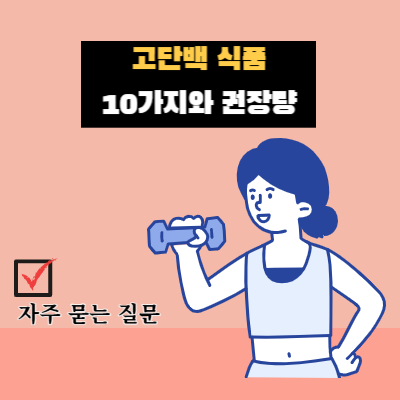 단백질이 풍부한 고단백 식품 10가지