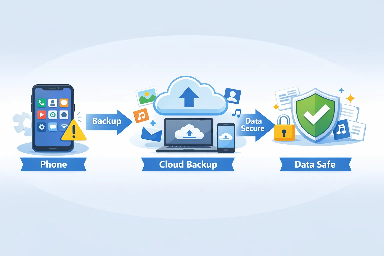 스마트폰 자동 백업 설정 (아이클라우드, 구글 드라이브, 클라우드 용량)
