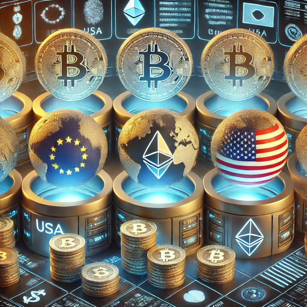각국가별 가상화폐 비축 전략