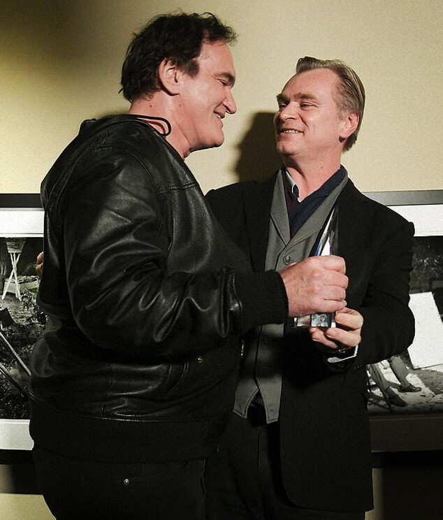 쿠엔틴 타란티노와 크리스토퍼 놀란 사진