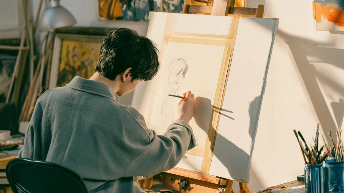 그림 소모임 활동에 익숙해진 사람