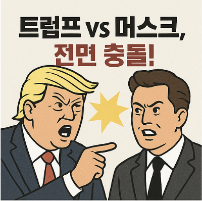 트럼프 머스크 충돌