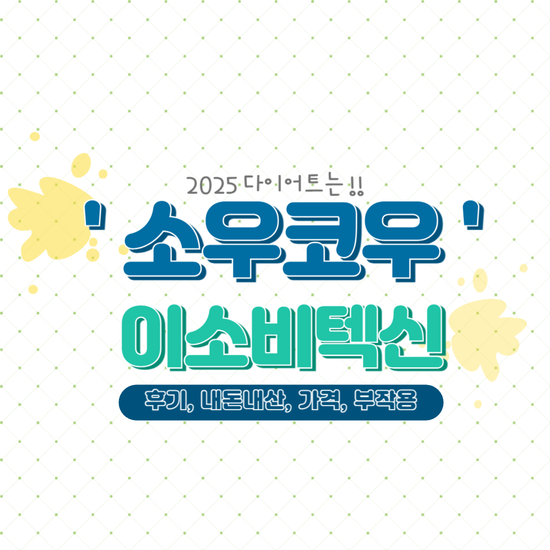 소우코우 이소비텍신 다이어트 후기