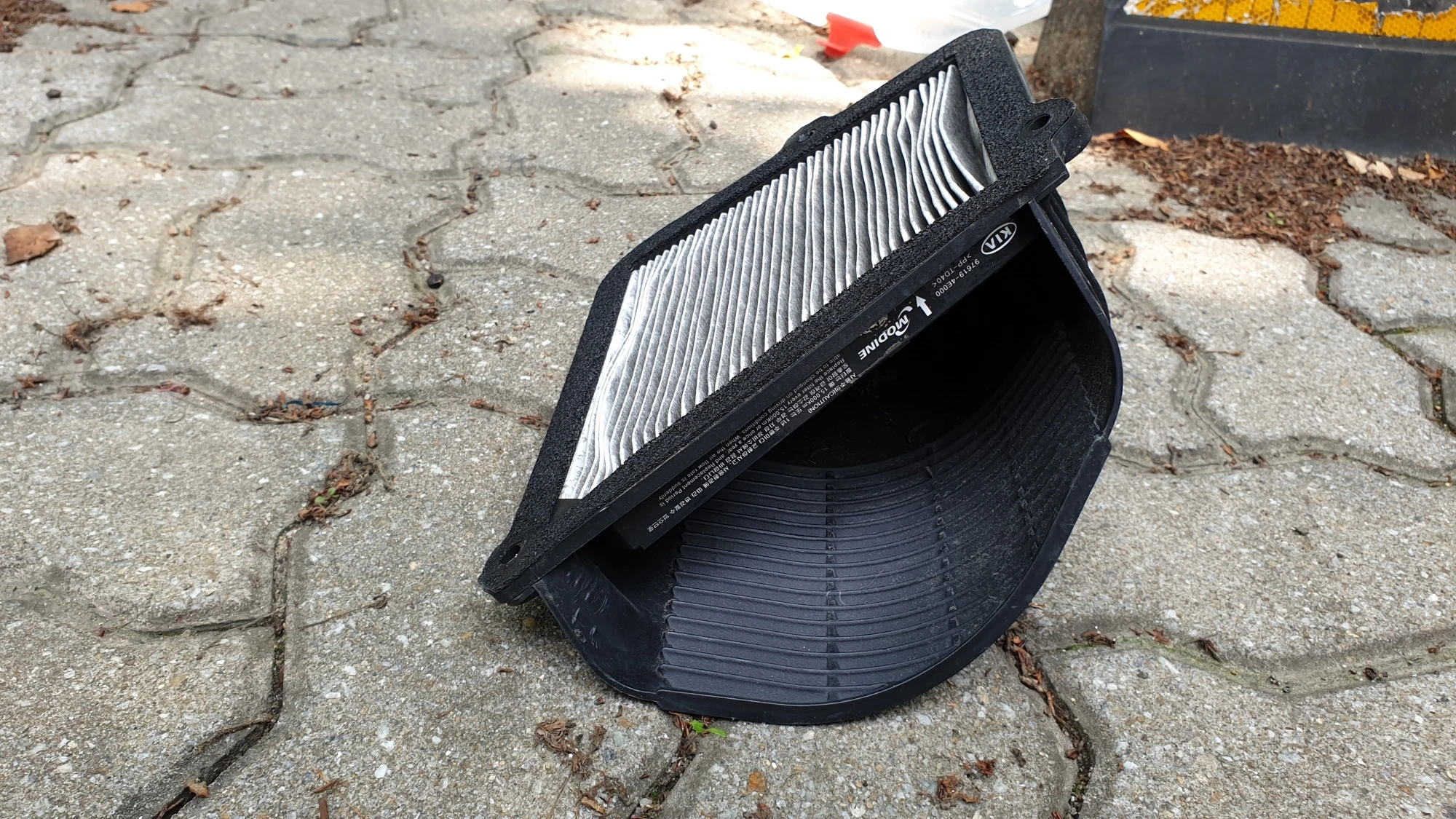 봉고 에어컨필터 커버