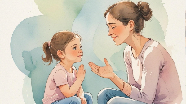 따뜻함 속의 단호함이 아이를 성장시킨다에 관한 그림