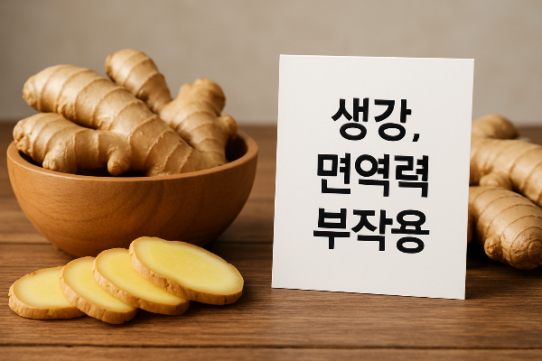 면역력 향상에 좋은 생강, 하지만 주의가 필요한 이유는?
