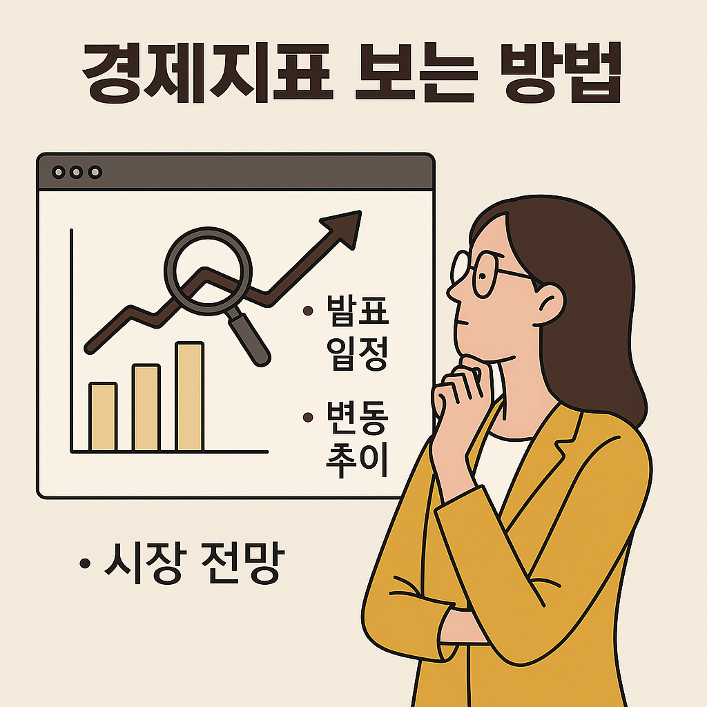 경제지표 보는 방법 관련 이미지