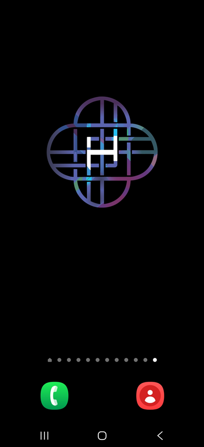 방법 1: 홈화면 빈 공간 길게 누르기