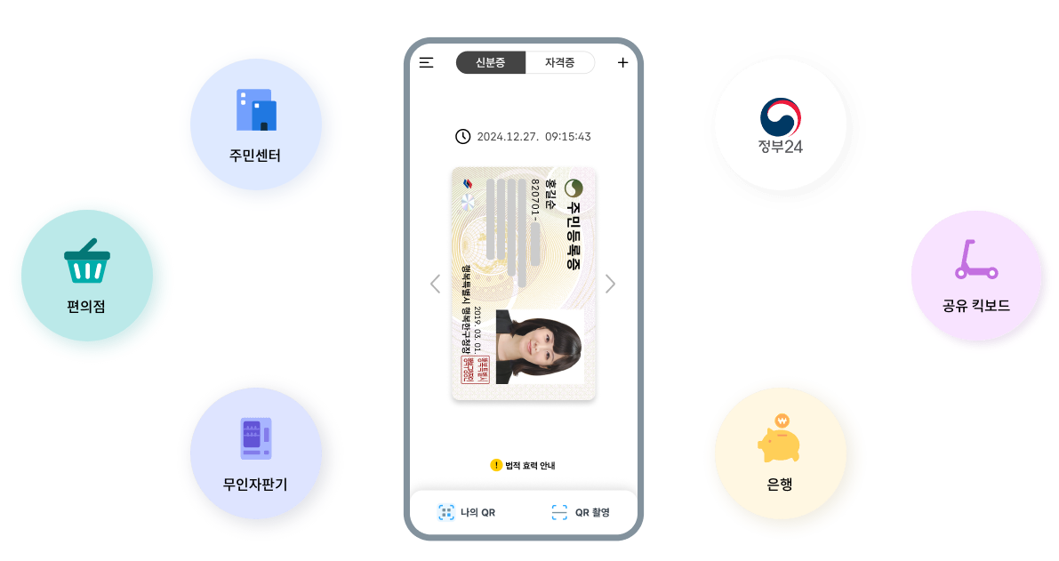 모바일신분증 발급방법 및 보안