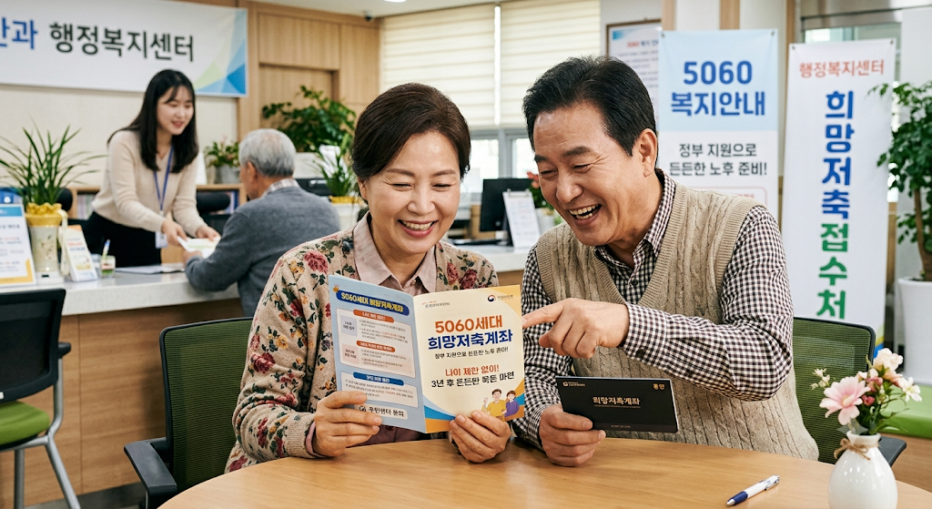 5060재테크 희망저축계좌 완전정리(희망저축계좌, 소득인정액, 노란우산공제)