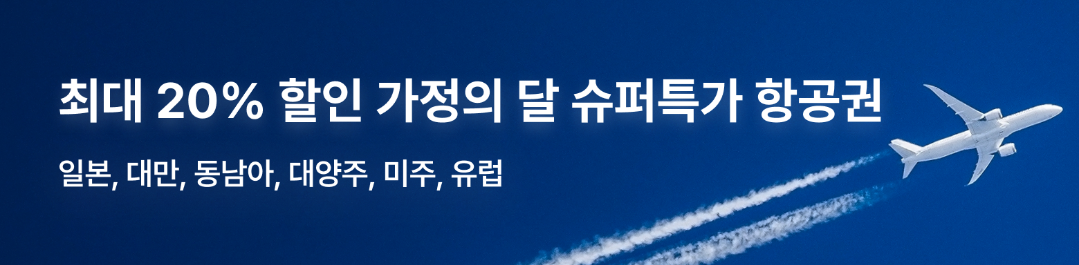 항공권 싸게 예매