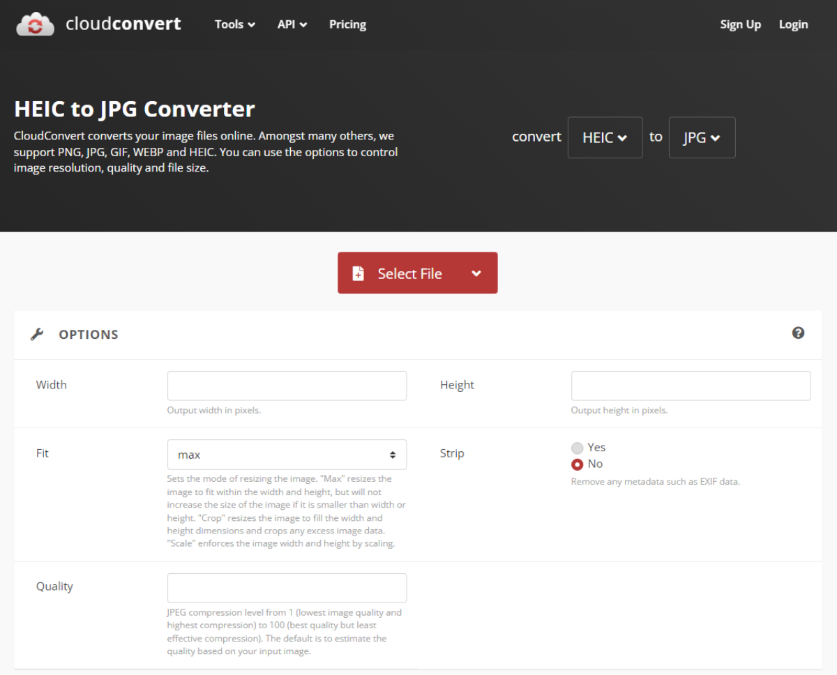 heic 변환 Cloud Convert