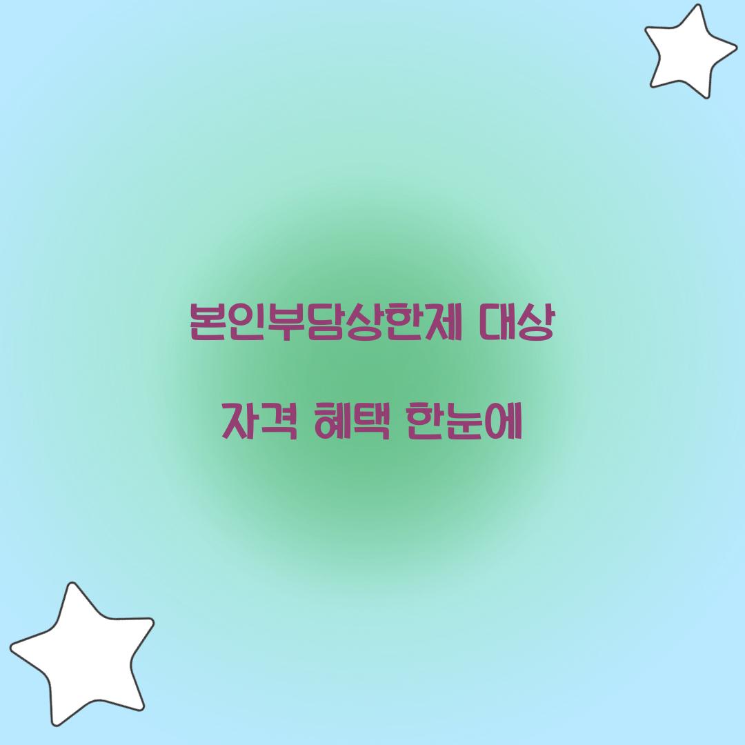 본인부담상한제 대상