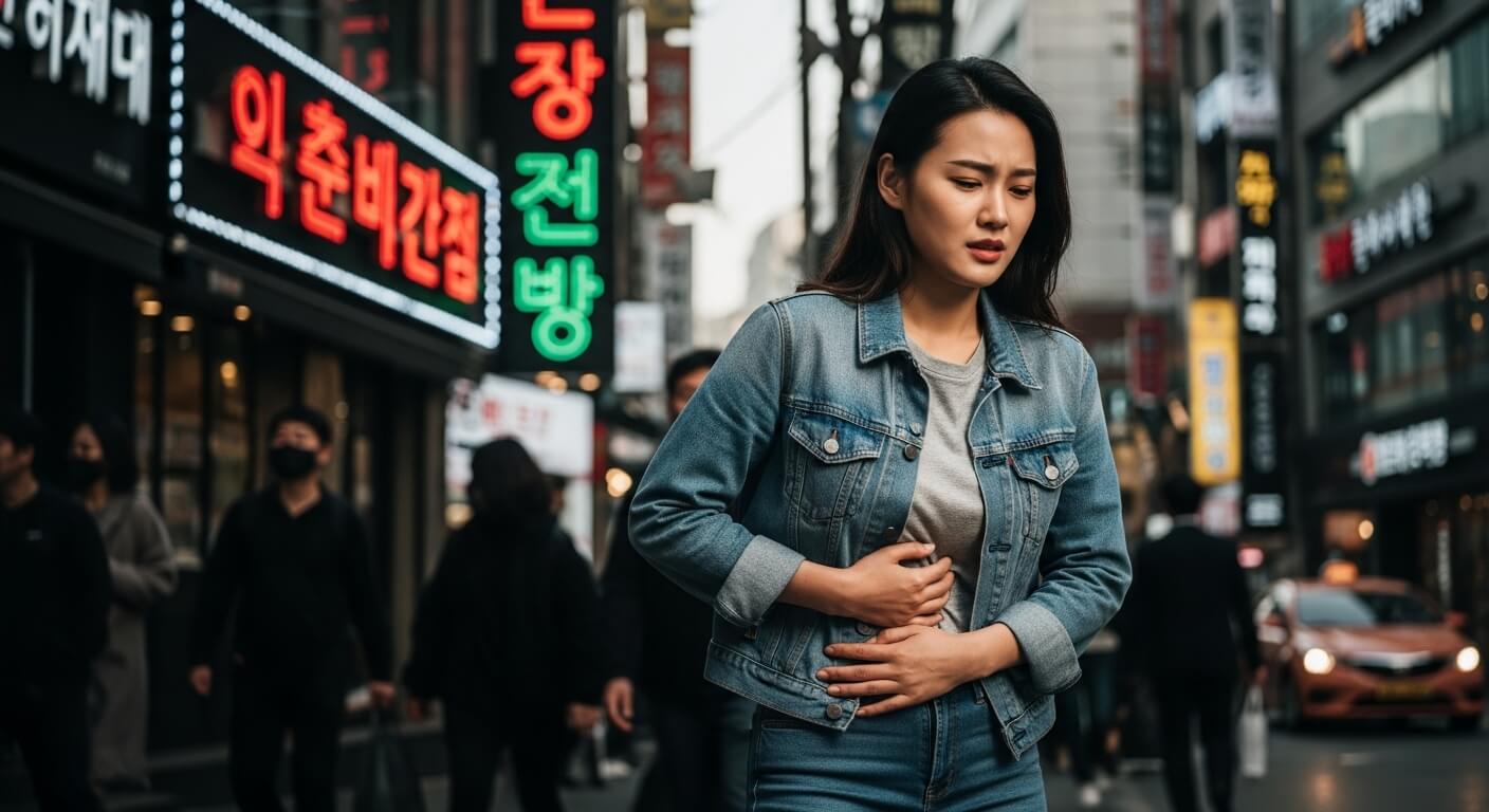 왼쪽 갈비뼈 아래 통증