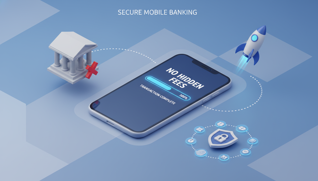 은행 수수료 없이 빠르고 간편하게 모바일로 처리되는 핀테크 해외송금 과정