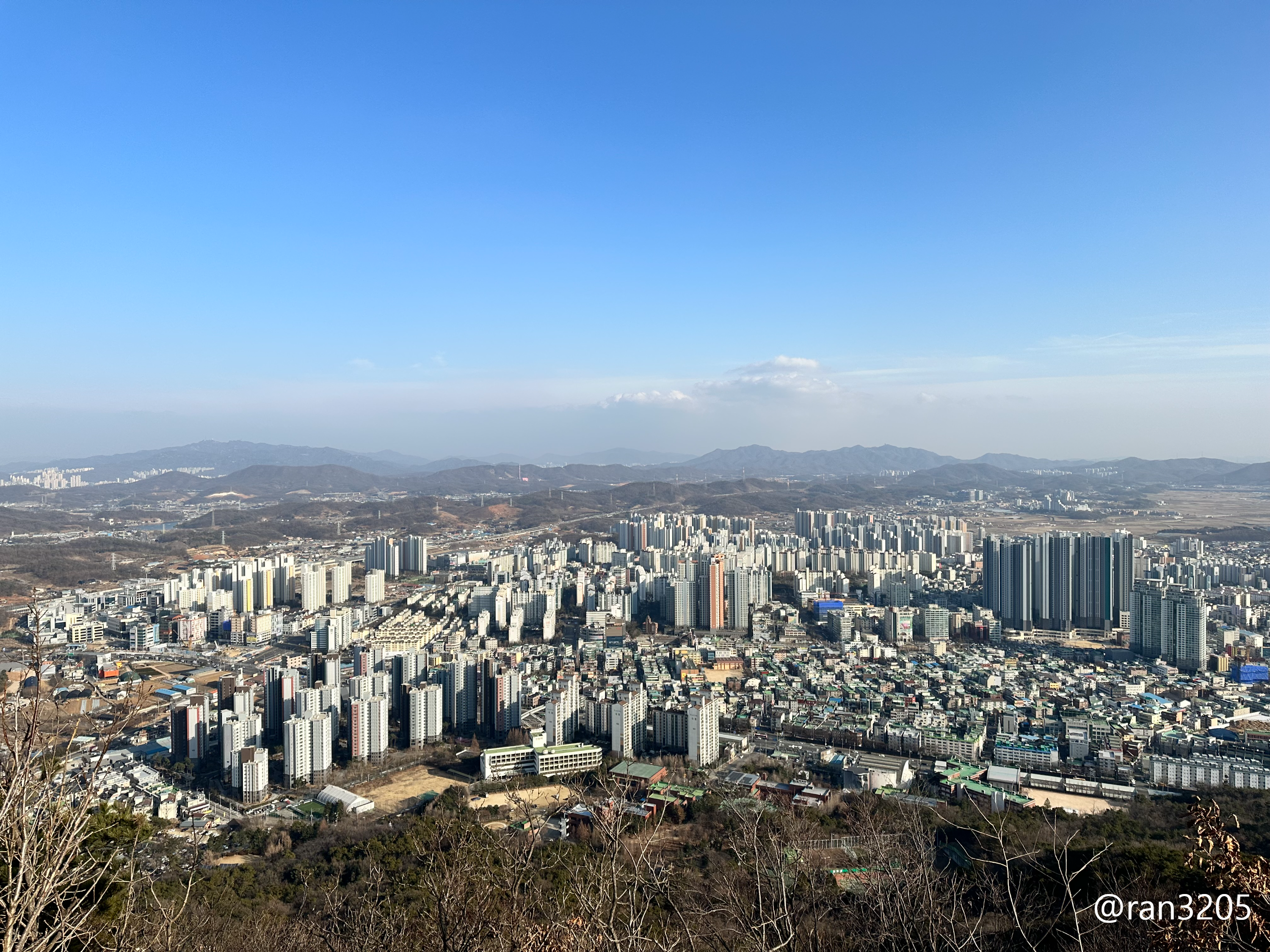 소래산 시흥쪽 뷰