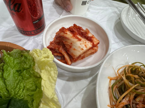 경기 여주 황학산 식당 기본 반찬