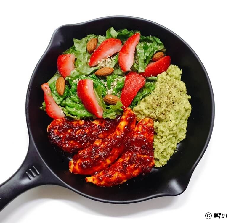 다이어트-샐러드-식단-매콤달콤-닭고기구이-레시피