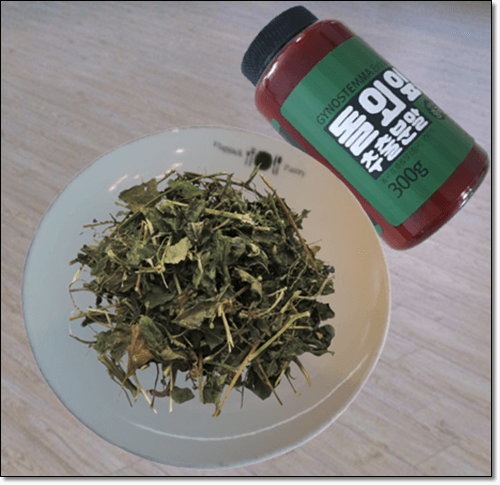 말린 돌외 및 돌외 출출물