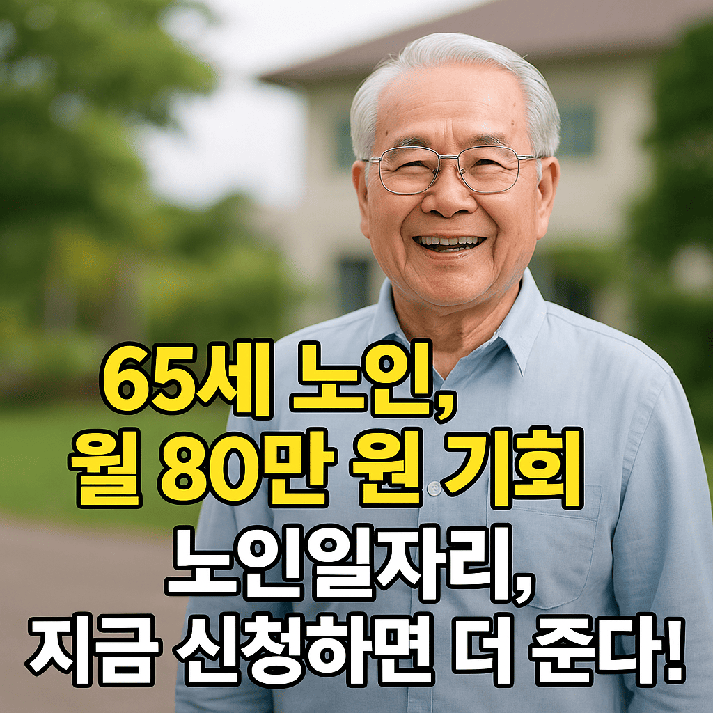 노인 일자리 지원 사업