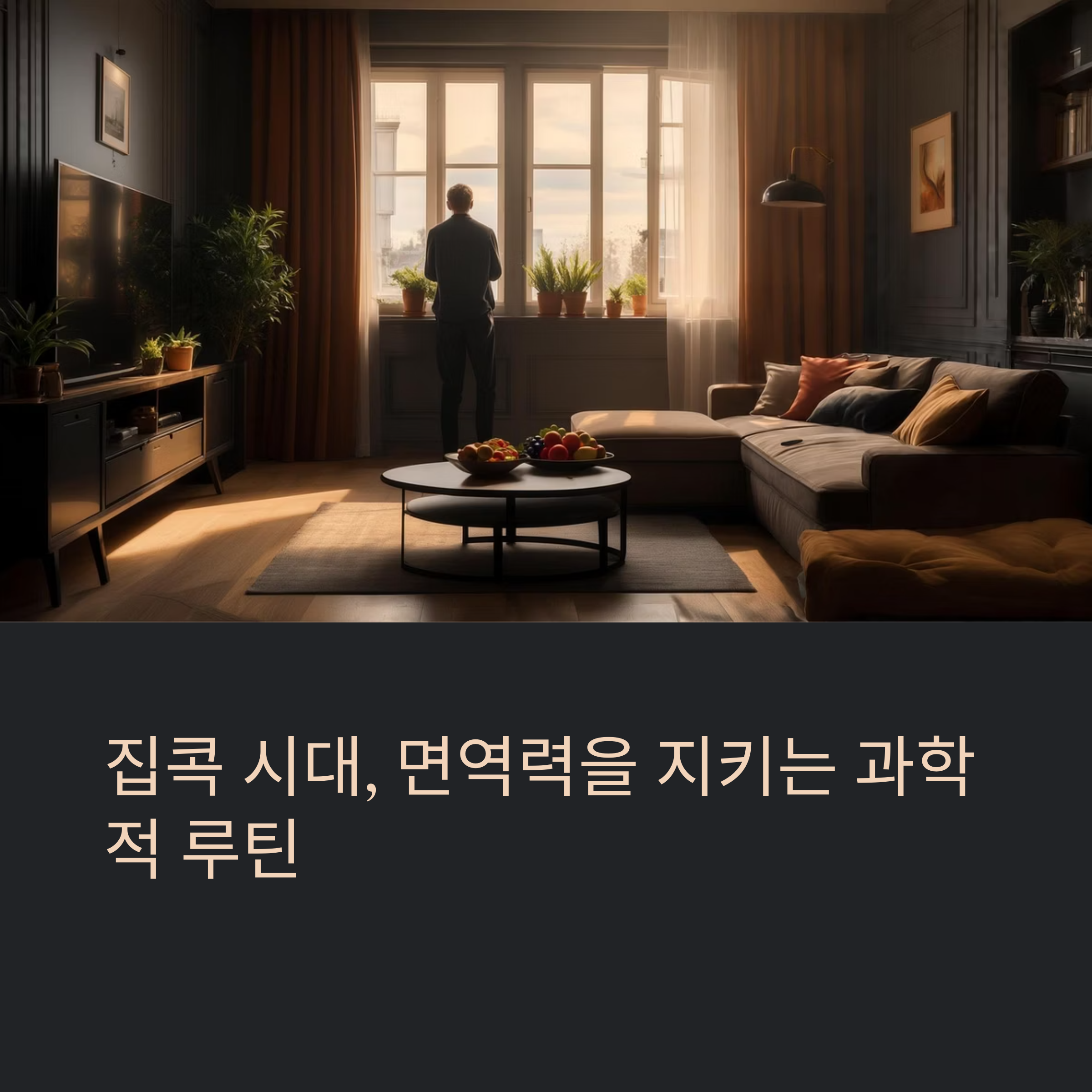 면역력을 지키는 과학적 루틴