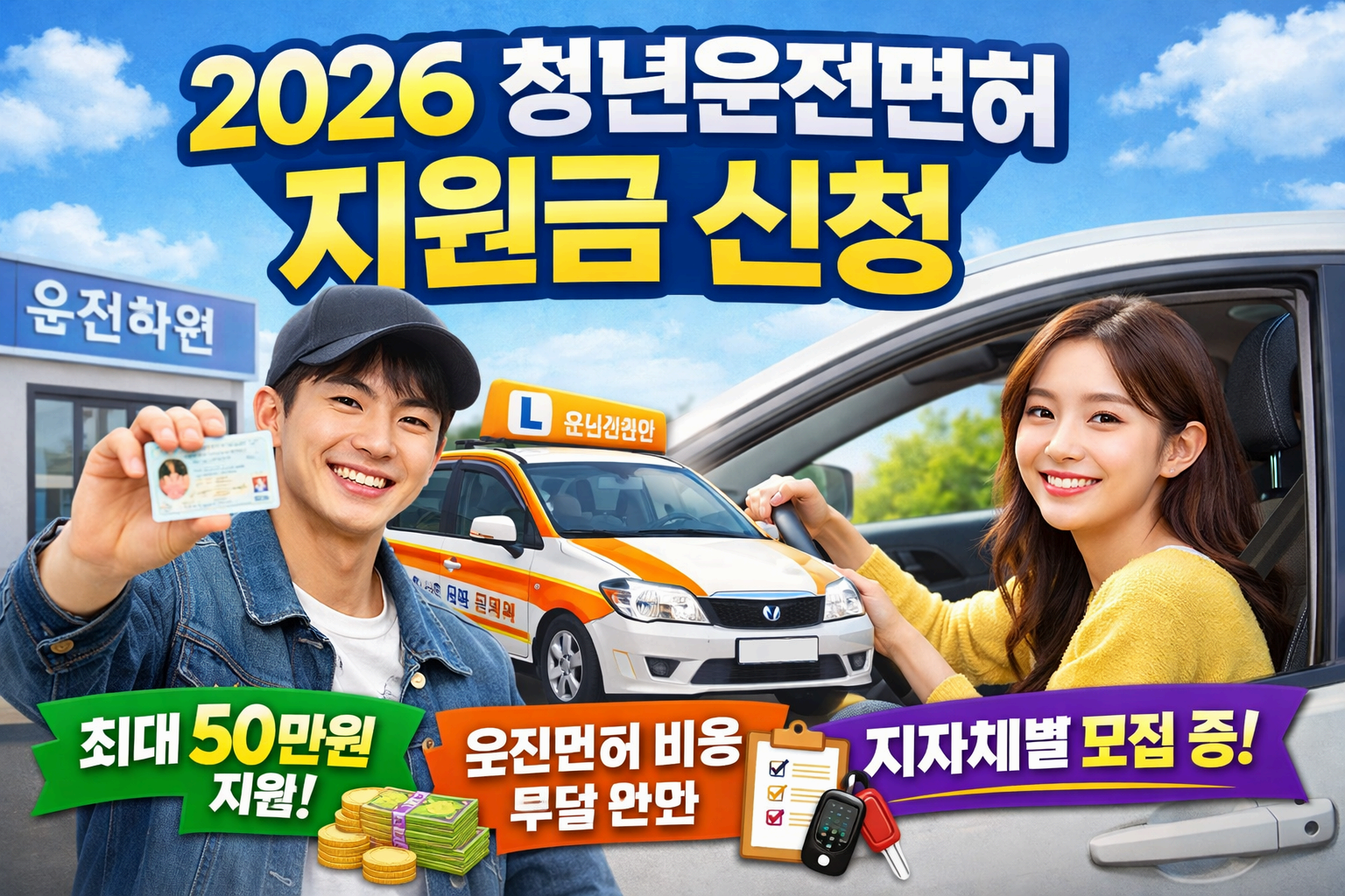 2026 청년운전면허 지원금 신청 총정리