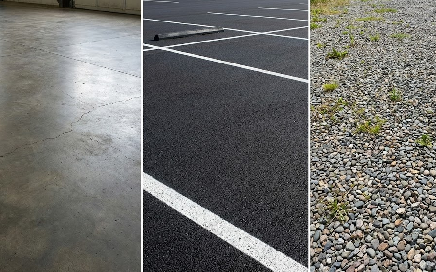 마당 포장, '콘크리트' vs '아스팔트' vs '자갈'? 가성비와 장단점 끝장 비교
