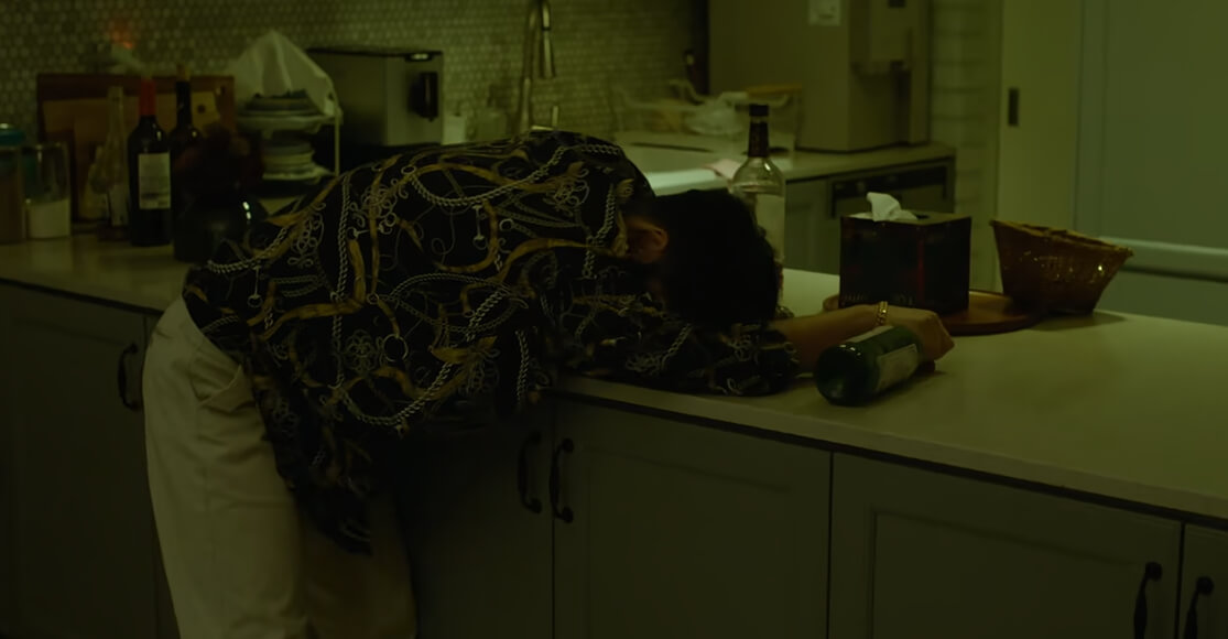 술에 만취한 전 남편의 모습