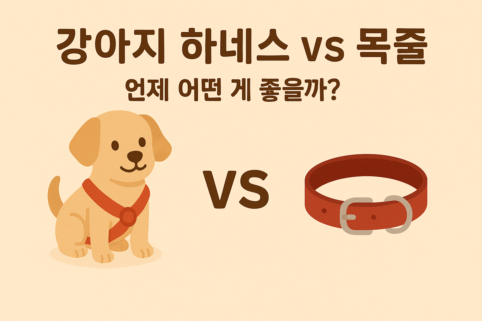 하네스, 목줄 뭐가 좋을까 이미지