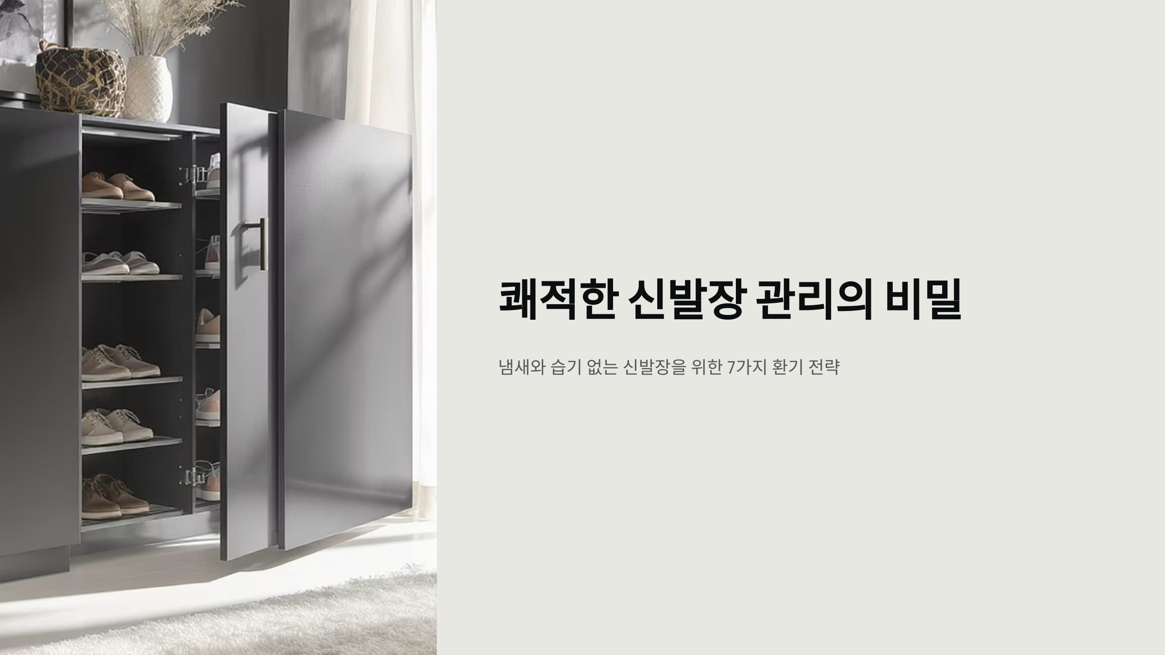 신발장 환기
