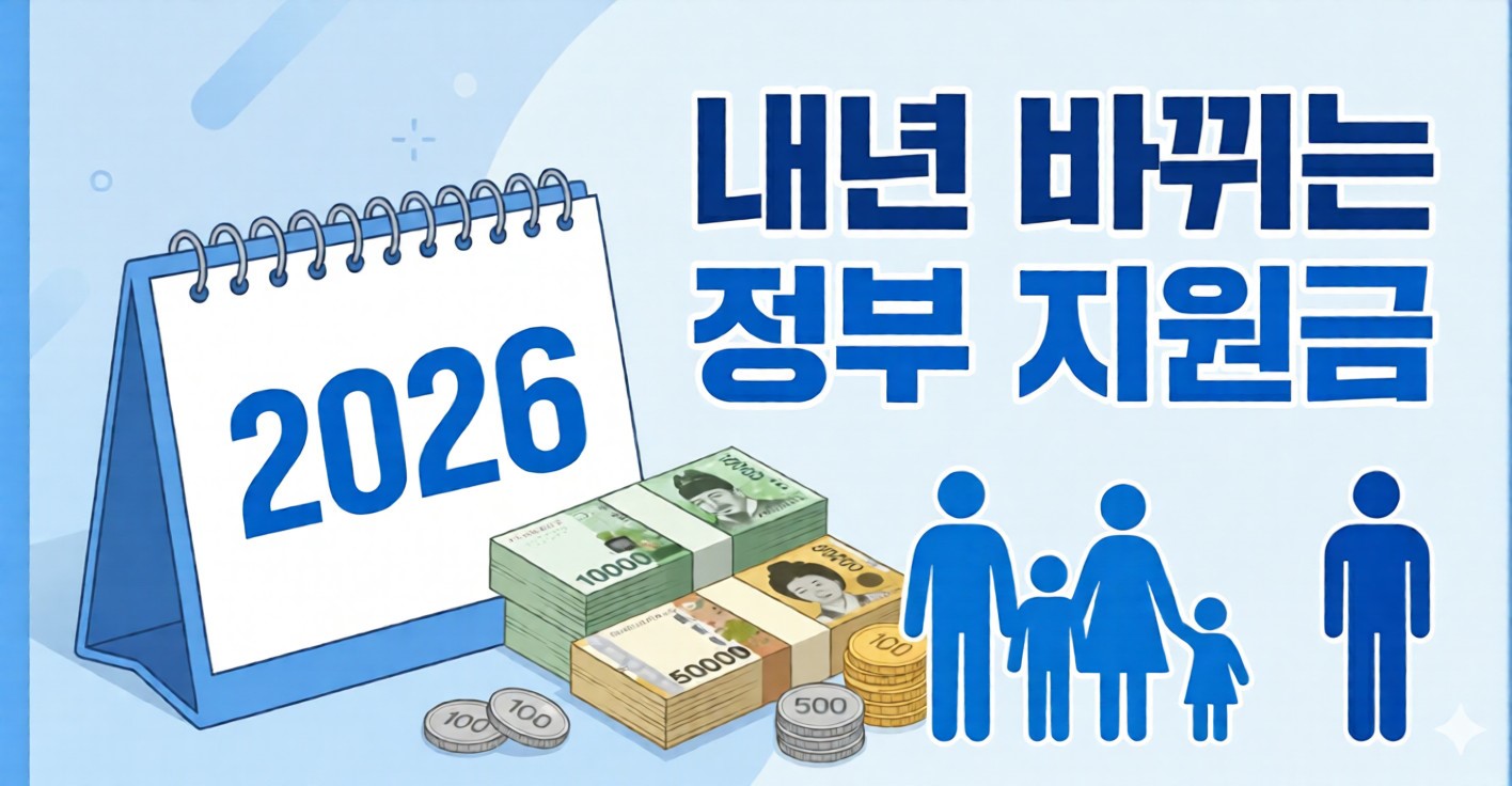 내년 바뀌는 정부 지원금 미리보기