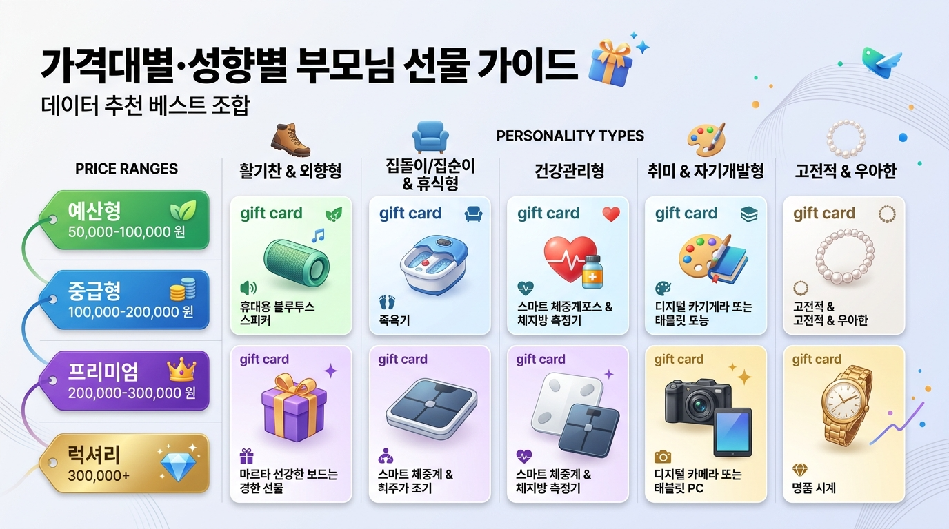 가격대별&middot;성향별 부모님 선물 가이드