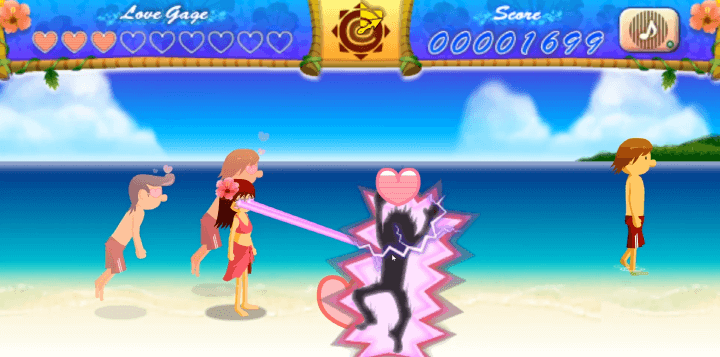 눈빛보내기3-플래시게임-플레이-남성에게-눈빛을-보내고-유혹하는-화면