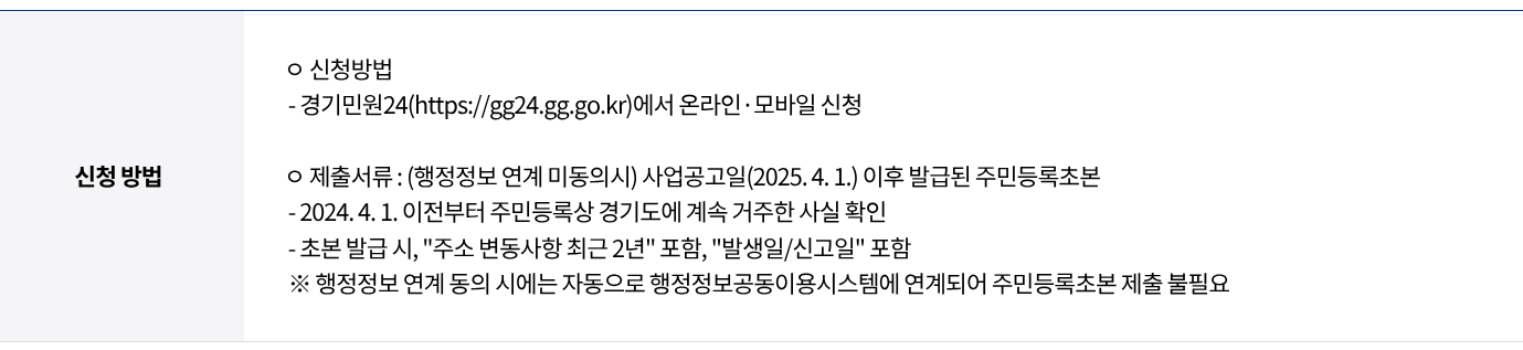 경기도 학자금대출 신청방법 내용 관련 사진