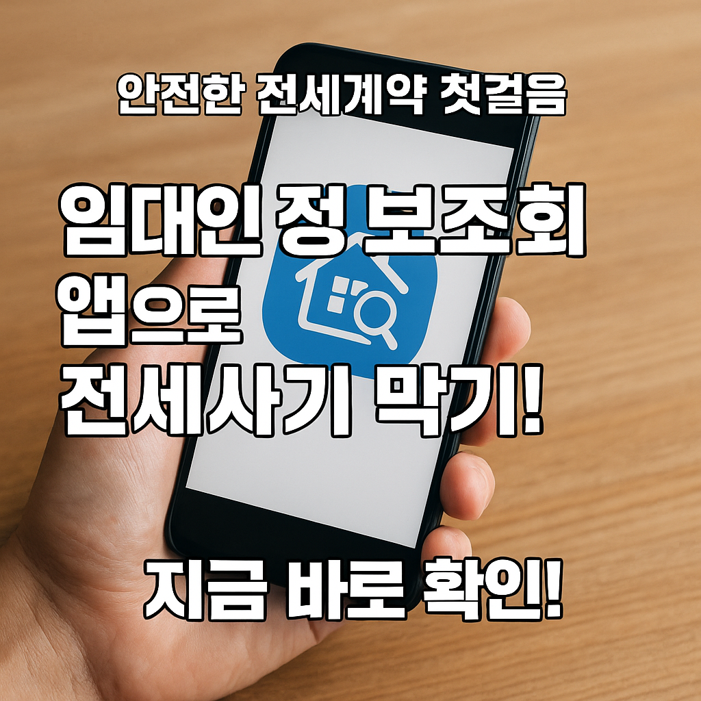 [1편] 임대인 정보조회 앱으로 전세사기 막기! 믿을 수 있는 집 구하기 비법