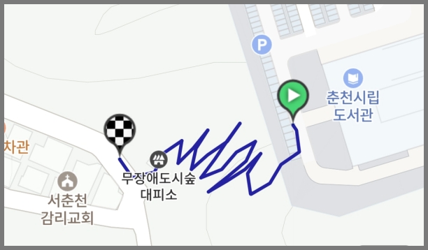 석사 무장애도시숲 지도