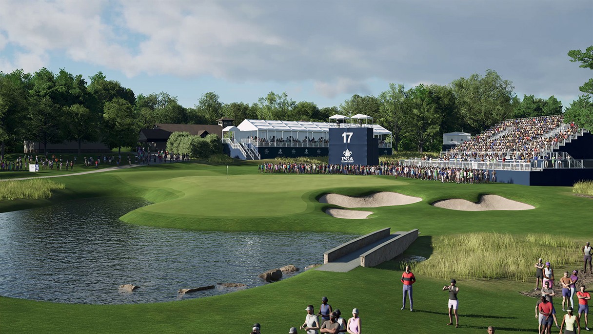 PGA 골프 대회 코스 전경