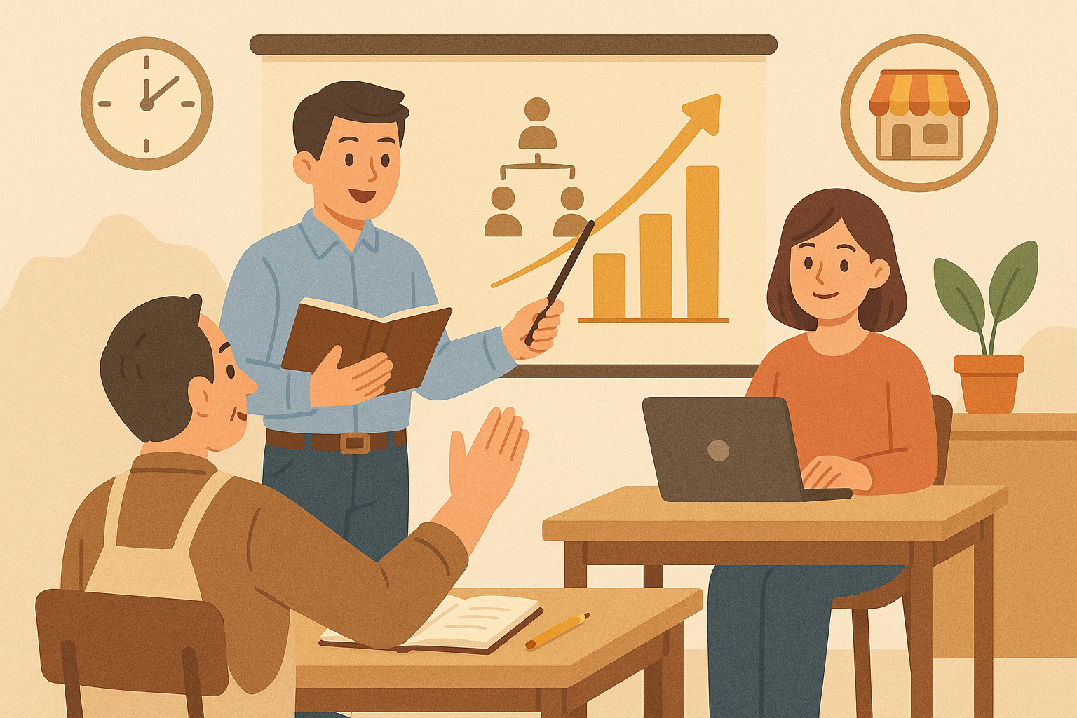 소상공인 교육 이미지