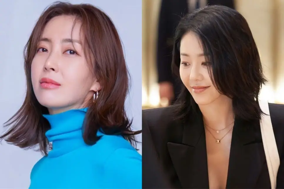 50대 여성 긴머리 헤어스타일