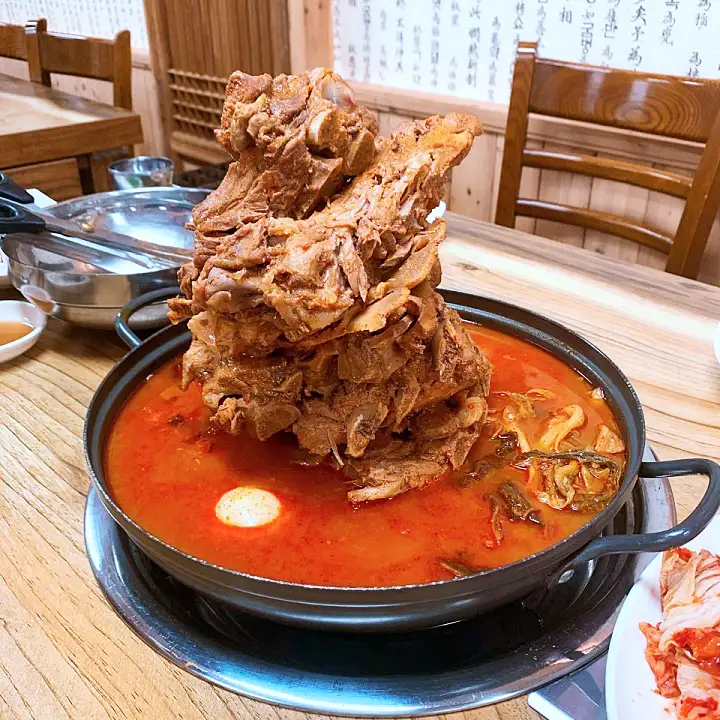 생방송오늘저녁 평택 소사벌 비전동 뼈다귀 감자탕 끝판왕 산더미 뼈탑 전골 맛집 추천