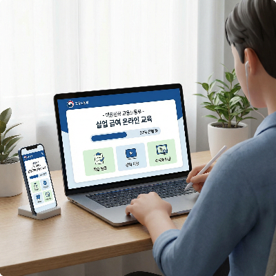 2026 실업급여 수급자격 신청자 온라인 교육 이미지