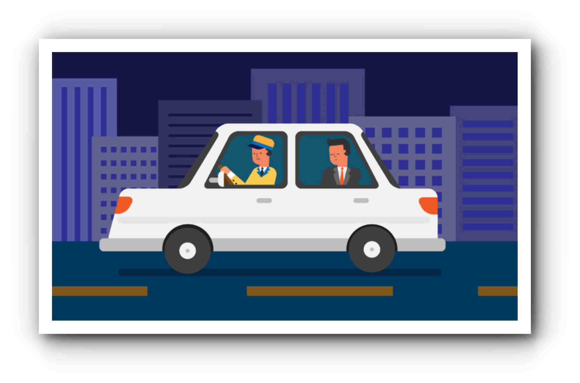 대리운전 사고가 차주의 자동차보험료에 영향을 줄 수 있다는 점을 설명하는 이미지