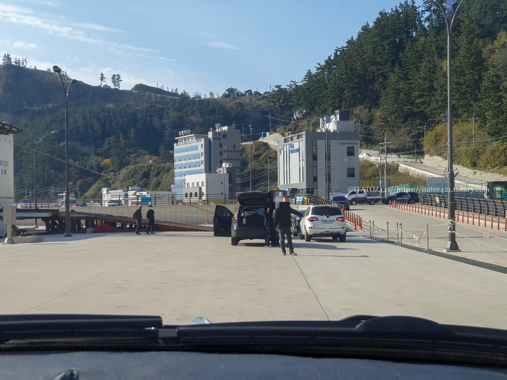 울릉 크루즈 사동항 차량 선적