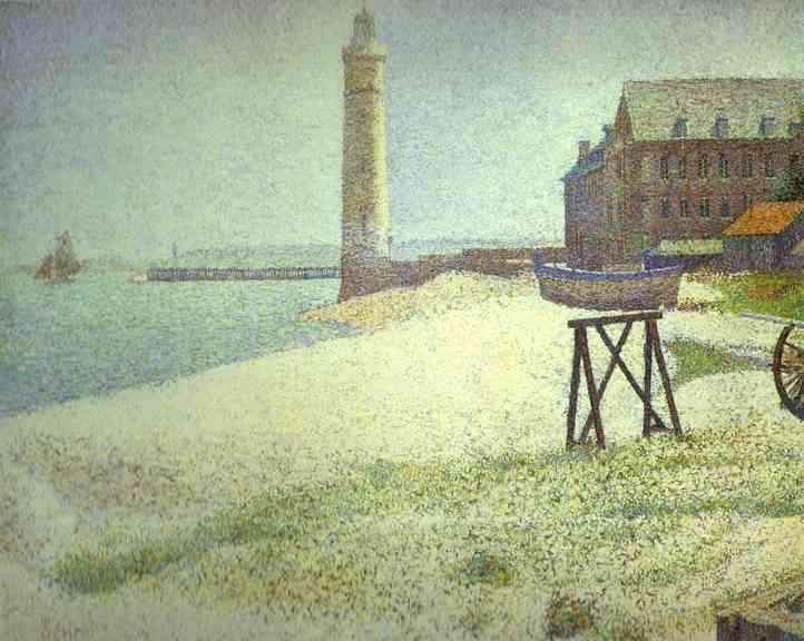 Georges Seurat의 The Lighthouse at Honfleur